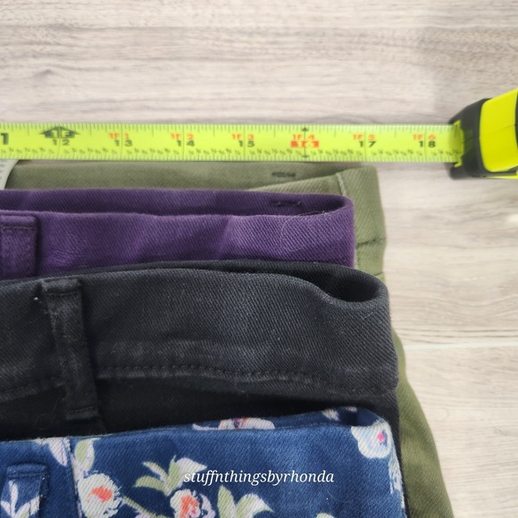 Lot‎ Of 4 Pants~ 3 Time and Tru And 1 Terra & Sky Women's Jeggings Stretch 14-16 - Picture 2 of 6